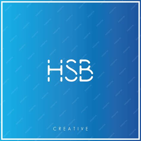 Premium Vector Hsb Premium Vector Latter Logo Design Creative Logo