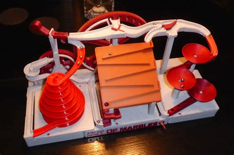 3d Printable Triple Marble Machine The Two Wheeler Out Of Marbles By Luka