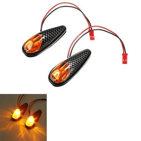 X Led Universal Motorcycle Turn Signal Light Indicators Lamp Amber