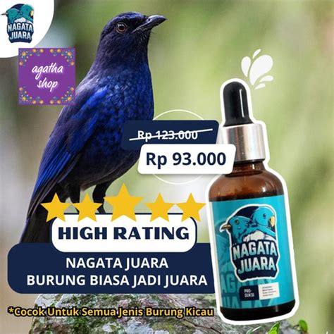 Jual Vitamin Burung Nagata Juara Nagata Juara Burung Biasa Jadi Juara