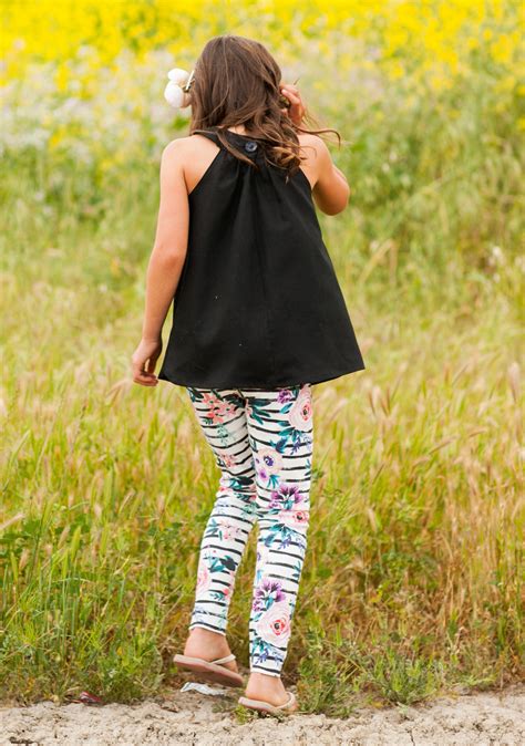 Simple Leggings Pdf Sewing Pattern And Tutorial Sew Sweet Patterns