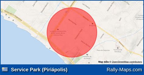 Service Park Piri Polis Stage Map Rally De Piri Polis Cur
