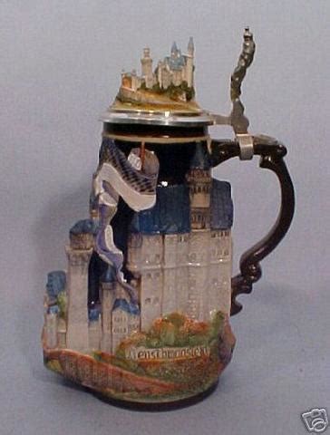 WW-Team Art German Beer Stein Neuschwanstein Castle COA | #34959104