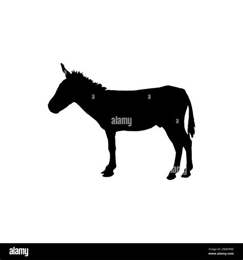 Donkey Icon Simple Style Political Rally Poster Background Symbol