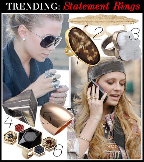 trending statement rings celebrity style guide