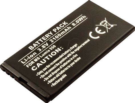 Akku Smartphone Battery For Microsoft Lumia Li Ion Mah At