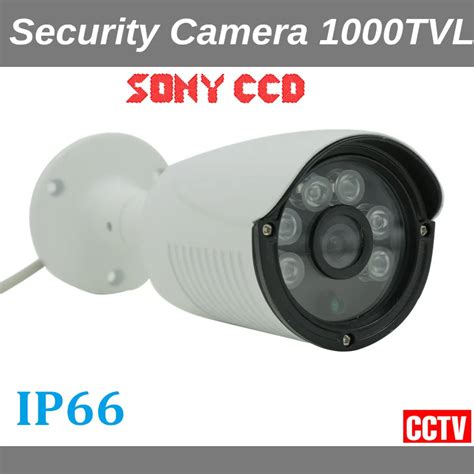 Sony CCD 1000TVL Security Camera IP66 Waterproof Outdoor CCTV Camera