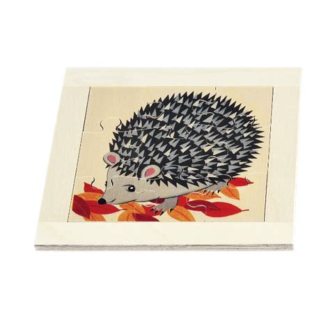 Atelier Fischer Wooden Jigsaw Puzzle Hedgehog 9 Pcs Jigsaw
