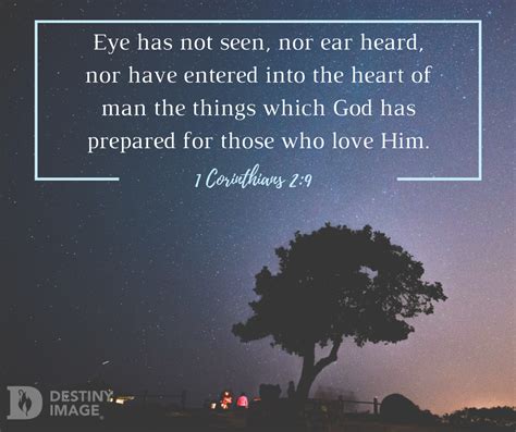 God Has Prepared For Those Who Love Him Eye Has Not Seen The Heart Of