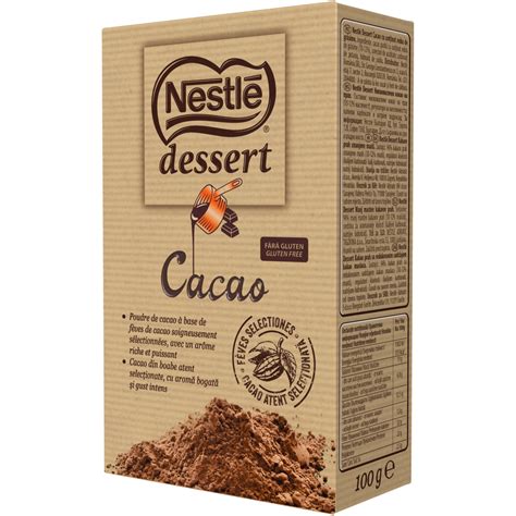 Cacao Pudra Nestle Dessert 100 G Carrefour Romania