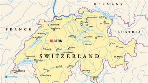 A Collection Of Switzerland Maps