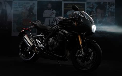 Triumph Speed Triple 1200 Rr Bond Edition Wallpaper 4k 2023 5k 8k