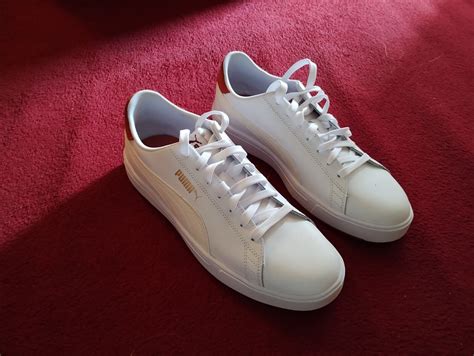 Mens White Puma Trainers Size 9 New And Unworn Ebay