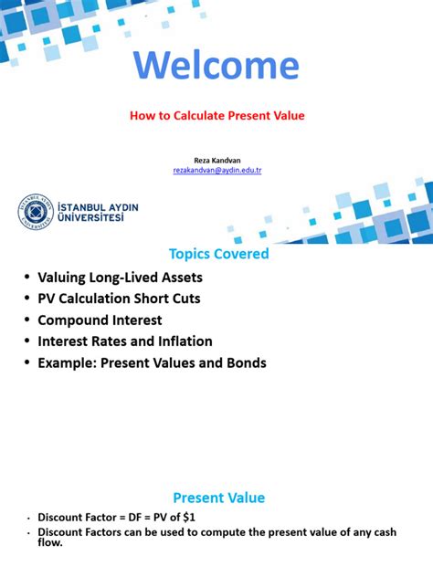 03 How To Calculate Present Values 2 Pdf Present Value Discounting