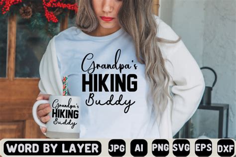 Grandpas Hiking Buddy Svg Design Graphic By Craftzone · Creative Fabrica