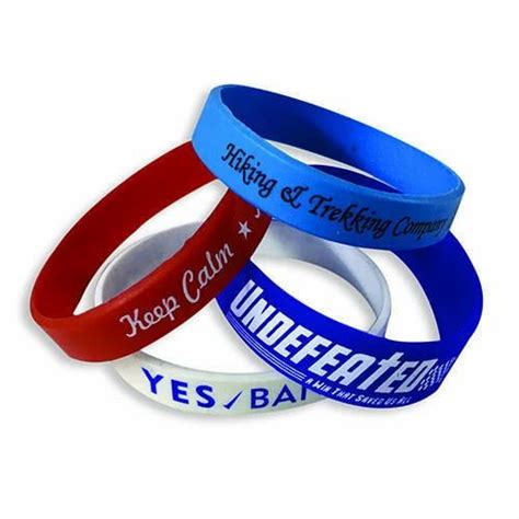 Colored Silicone Wristbands At ₹ 8piece Silicone Wristbands In New