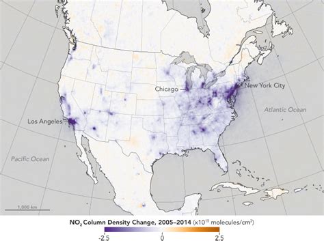 Mapping Nitrogen Dioxide Pollution – The Map Room