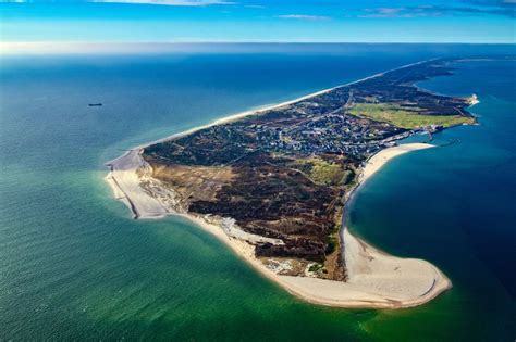 Hörnum Sylt aus der Vogelperspektive Küstenbereich Nordseeinsel Sylt