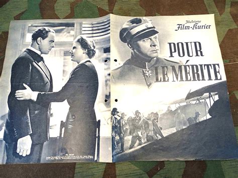 Film Kurier Kino Programmheft Pour Le Merite 1938 21804