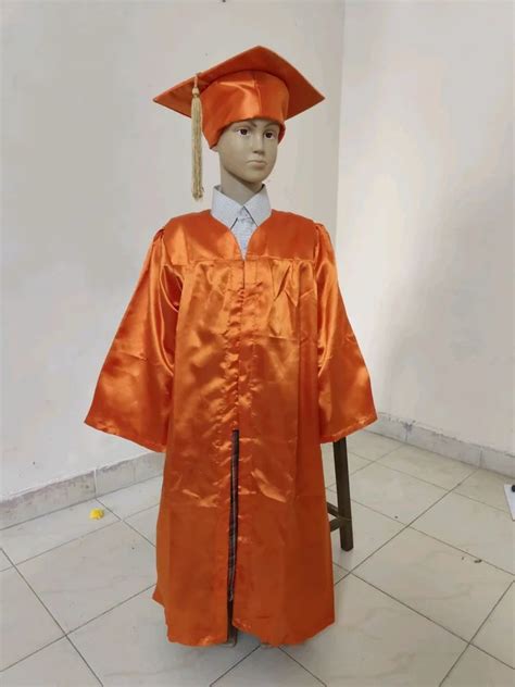 Polyester Orange Kids Graduation Gown At Rs 365set In Bengaluru Id