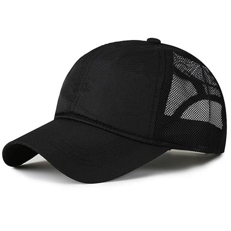 59 65 Cm Big Head Mens Baseball Cap Summer Breathable Mesh Fabric Sun