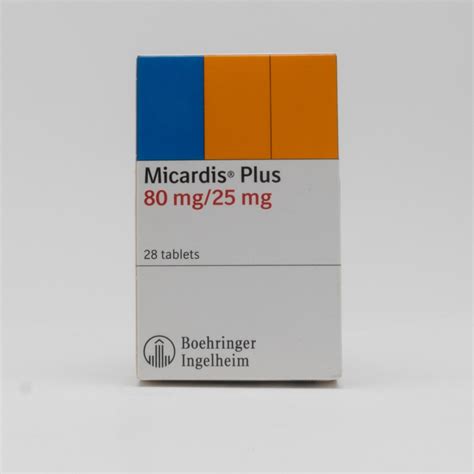 Micardis Plus 8025mg Tab 28s Pharmacy And More
