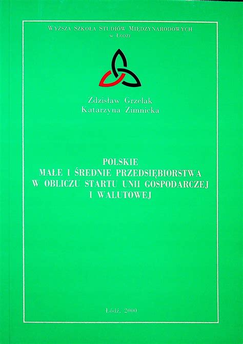 Polskie małe i średnie przedsiębiorstwa w 13490537803 Książka Allegro