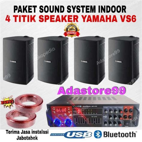 Jual Paket Sound Sistem Indoor Cafe Restoran Titik Speaker Di Seller