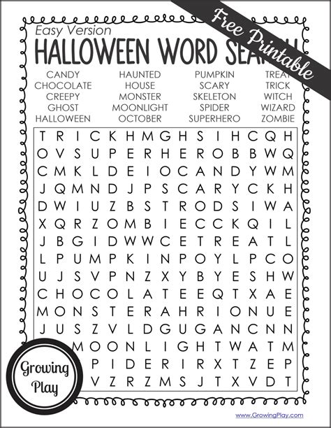 2 Free Halloween Word Search Printables For All Ages Free Printable