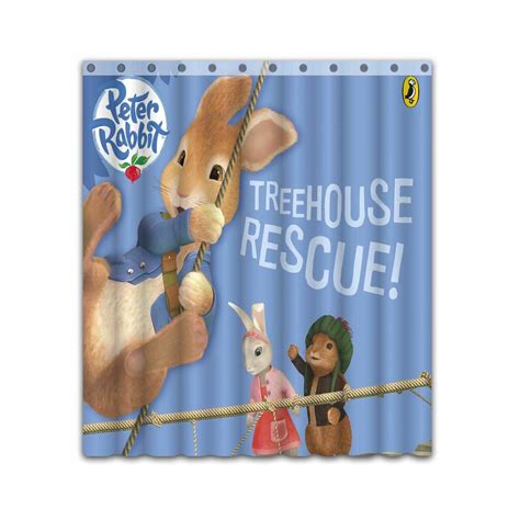 Order Peter Rabbit Treehouse Rescue Shower Curtain From Brightroomy Now