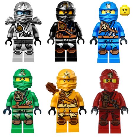 Lego Ninjago Tournament Of Elements Jungle Robe Set Of 6 Lloyd Zane