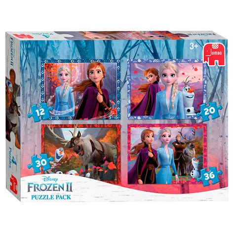 Disney Frozen 2 Puzzel 4in1 Thimble Toys