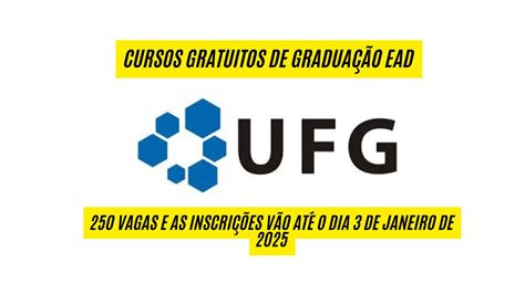 Garanta Seu Futuro Agora Ufg Oferece Vagas Gratuitas Para Cursos