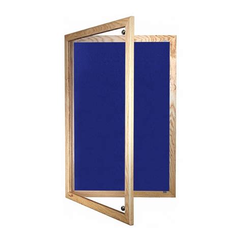 Fire Safe Wood Frame Tamperproof Polycolour Notice Board Noticeboards