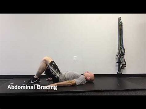 Abdominal Bracing Youtube