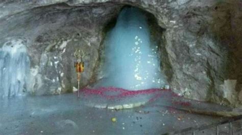 First Picture Of Amarnath S Holy Shiva Lingam Out Here Is What