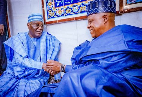 Atiku Meets Vice President Shettima In Abuja Photos