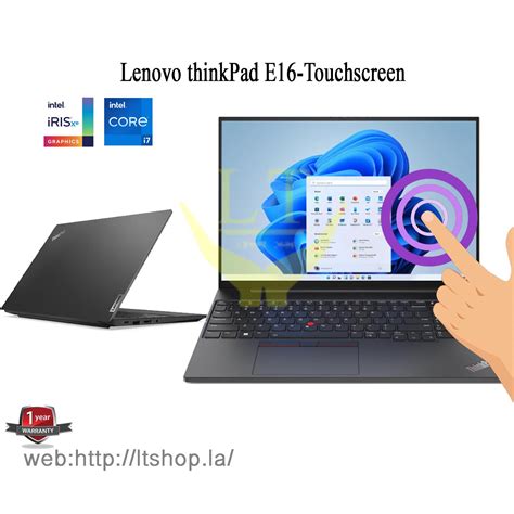 Lenovo Thinkpad E16 Gen1 Core I7 1355u Touchscreen