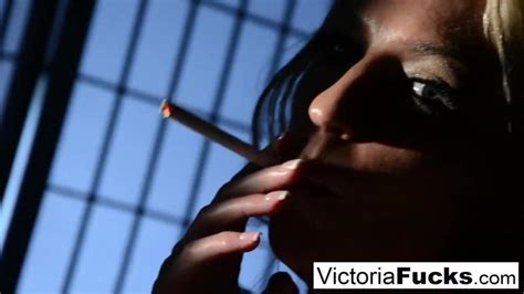 Victoria White Loves To Show Off Her Long Legs And Great Ass While Smoking Porn Videos