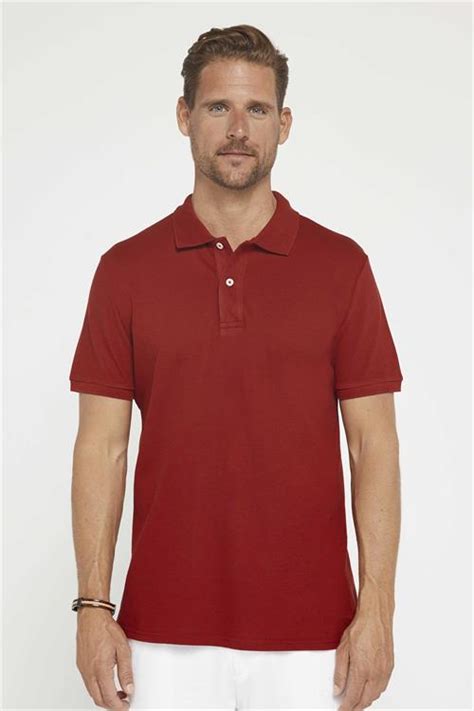 Erkek Slim Fit Dar Kesim Bordo Polo Yaka Ti Rt Tudors