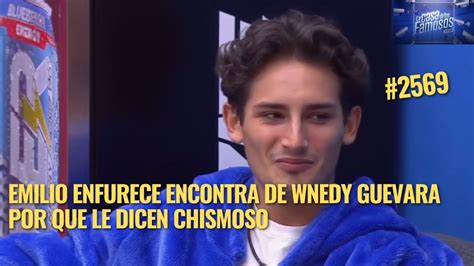 EMILIO ENFURECE ENCONTRA DE WNEDY GUEVARA POR QUE LE DICEN CHISMOSO EN