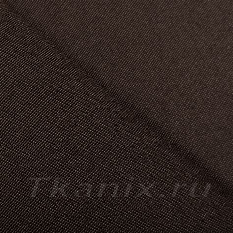 Ткань Смесовая Водоотталкивающая 80/20, Темно-Коричневый (на отрез ...