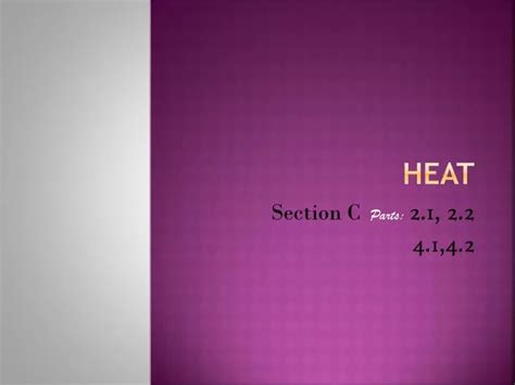 Ppt Heat Powerpoint Presentation Free Download Id 2093387