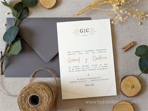Invitaciones De Boda Sencillas Y Elegantes
