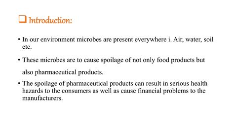 Types Of Spoilage Factors Affecting The Microbial Spoilage Of