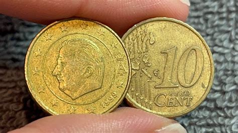 Belgium Euro Cent Coin Values Information Mintage History