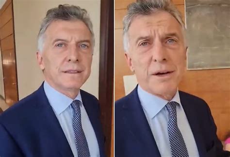 Video Mauricio Macri Dijo Que Su Procesamiento Por Supuesto Espionaje