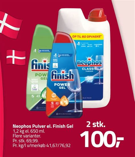 Neophos Pulver El Finish Gel Tilbud Hos Fleggaard