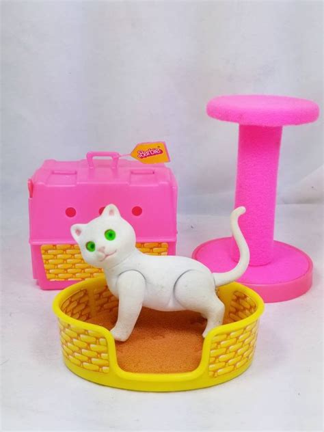 Vintage 1982 Barbie Kitten Set Fluffy Etsy Barbie Cat Barbie