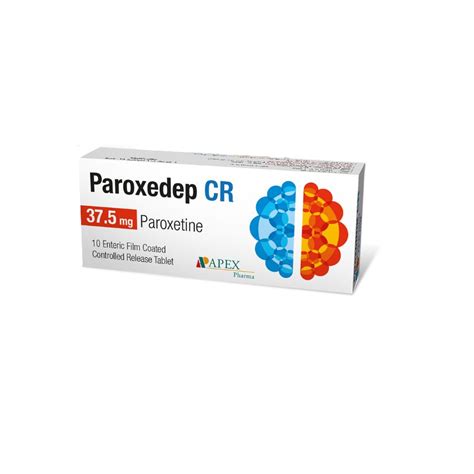 PAROXEDEP CR 37 5MG 30TAB Tay Pharmacies